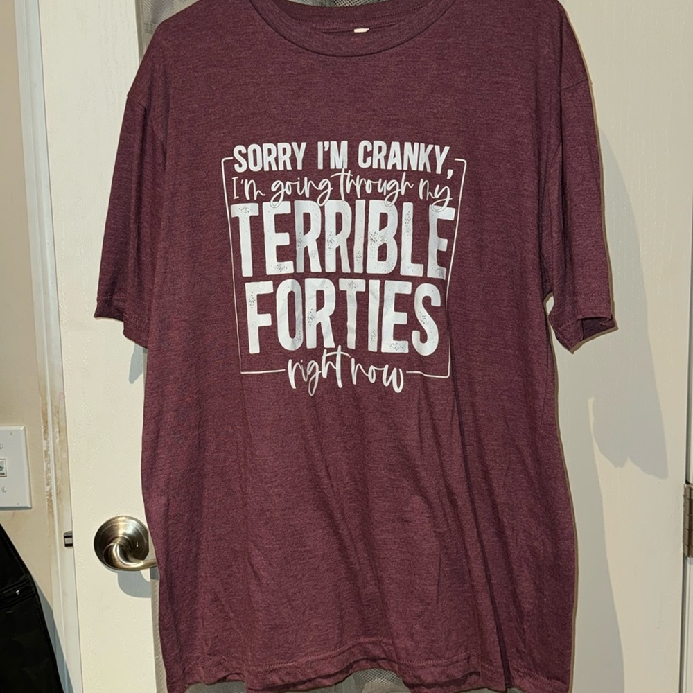 Worn once 40th womens T-shirt